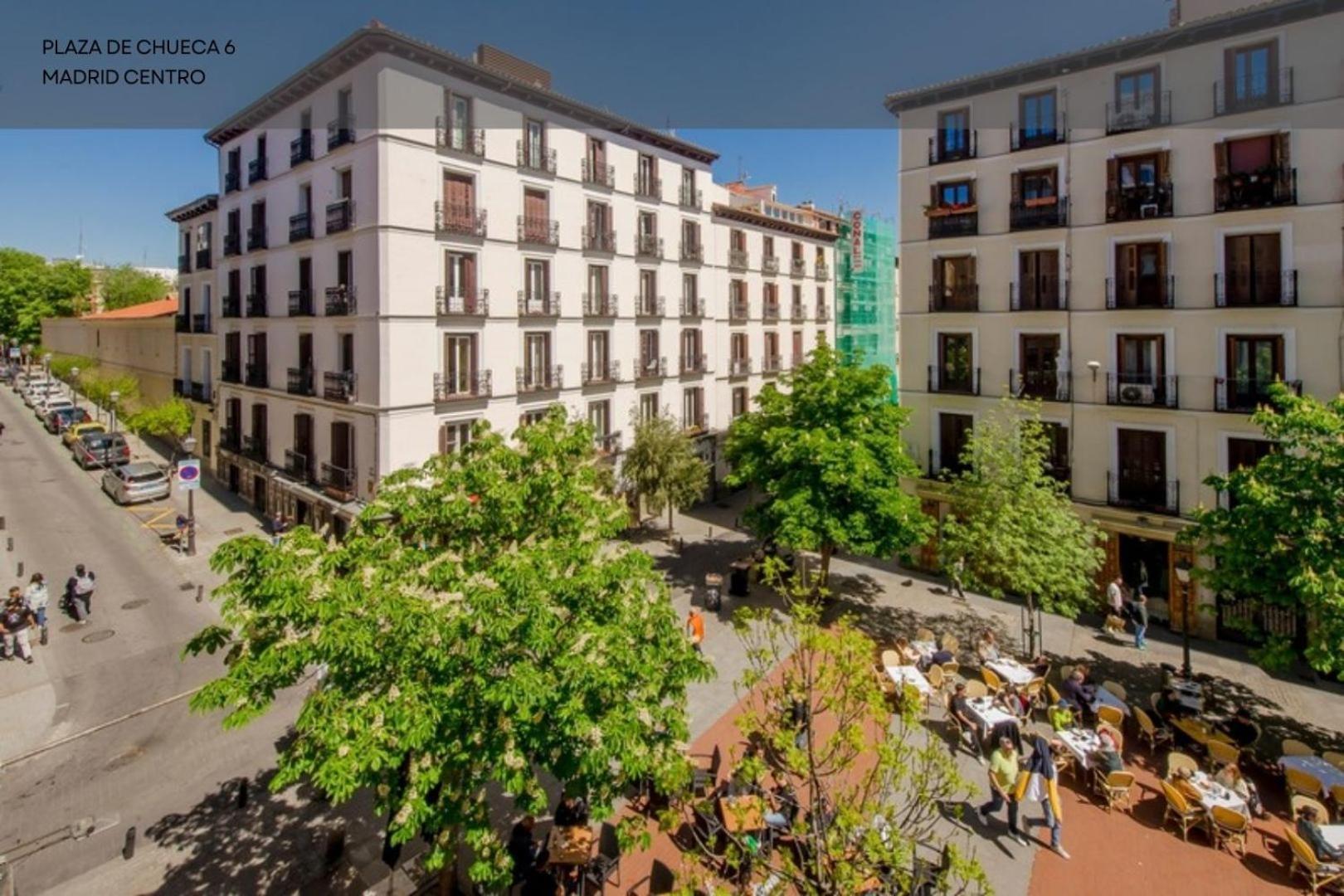 Cool Apt Para 9Pax En Plena Plaza De Chueca マドリード エクステリア 写真
